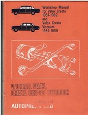 VAUXHALL VELOX & CRESTA PA PB