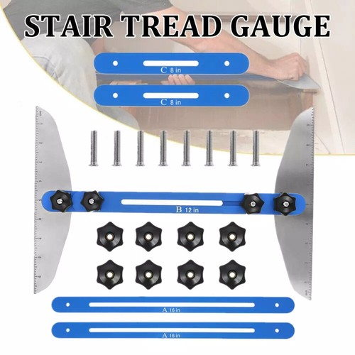 Set stair tread template - a,