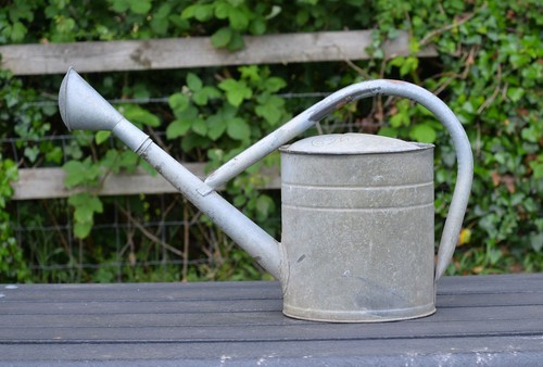 Old vintage galvanised - old,