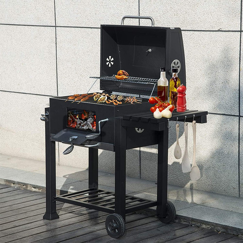 Portable outdoor bbq - outdoor, smoker