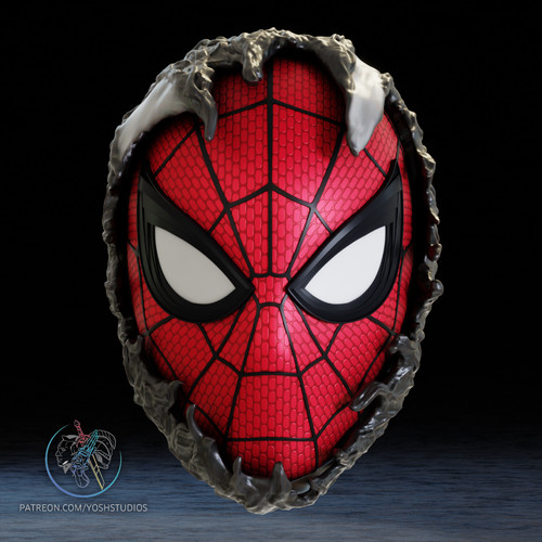 Spiderman symbiote helmet - symbiote,