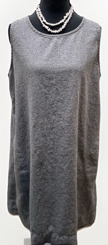 Cut loose linen dress womens - loose,