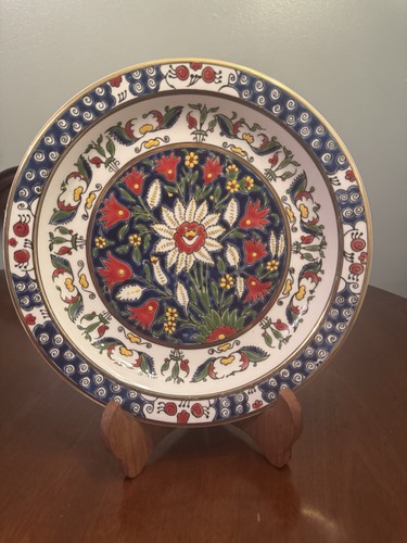 Handmade decorative plate with - decorative,
