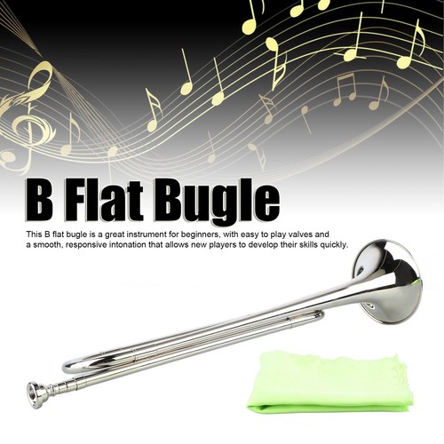 Flat bugle brass retro - b,