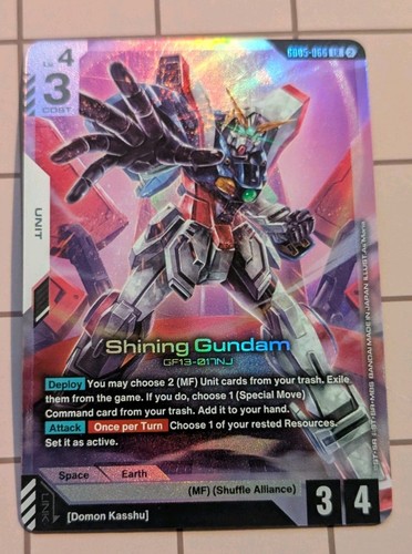 Gundam card game gd05 066 - gundam,