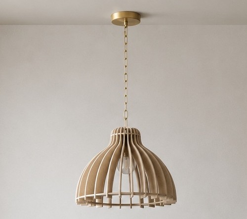 Felt pendant bowl lampshade - pendant,
