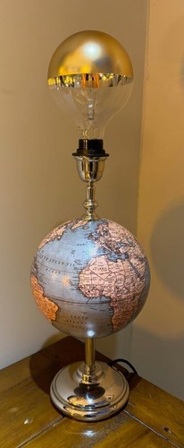 World globe table desk lamp - globe,