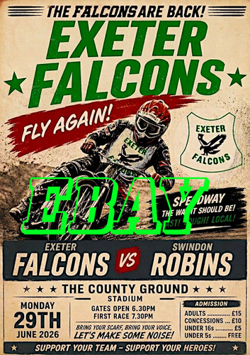 Exeter falcons speedway fun - falcons,
