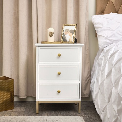 Three drawer bedside - drawer, table