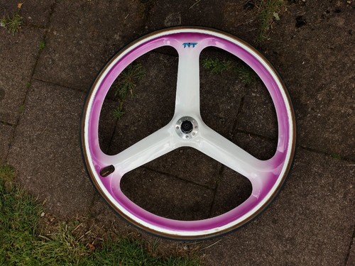 Tvt carbon tri spoke wheel - carbon,