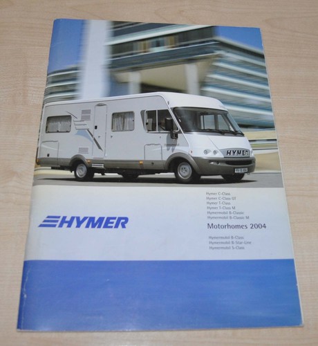 Hymer model range 2004 - hymer,