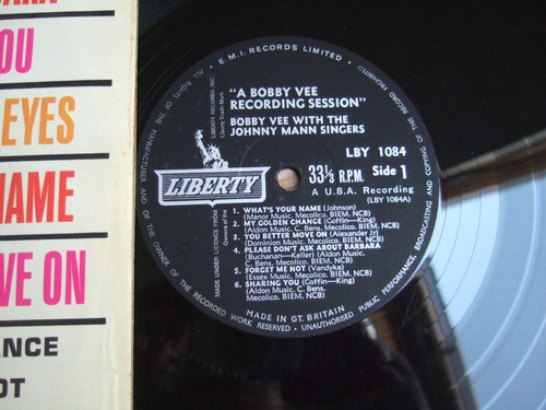 Bobby vee recording session - bobby,