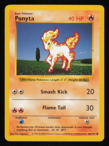 Ponyta 102 common base - 60/102,