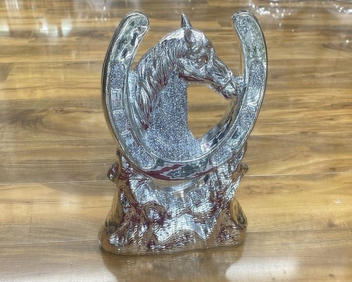 Horse shoe ornament crushed - ornament,