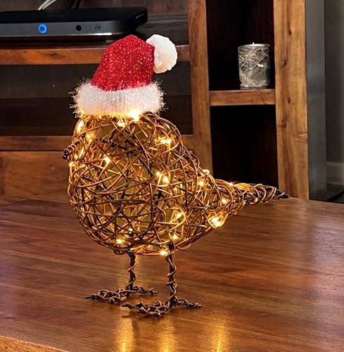 Light rattan robin with - light,
