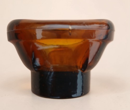 Vintage amber glass - vintage, bath