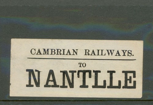 Cambrian railways luggage - railways,