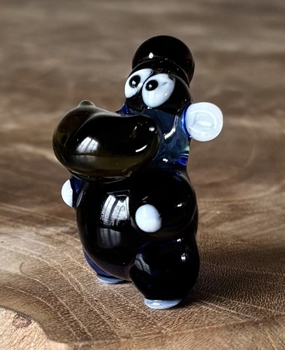 Vintage murano hippo hand - murano, hippo,