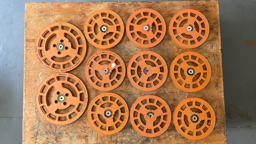 Cecolite 16mm film reels - 11,