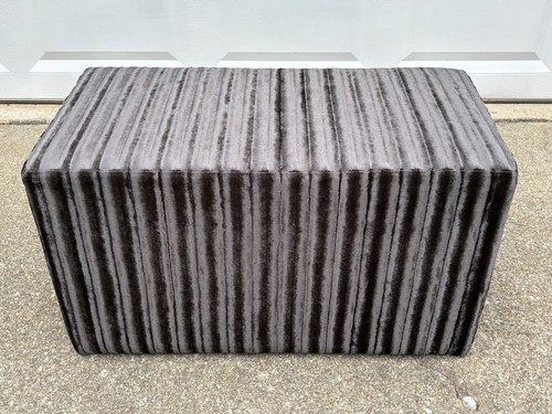 Vintage reupholstered black - reupholstered,