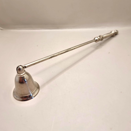 Silvertone candle snuffer - silvertone,