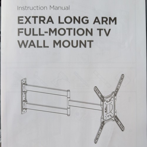 Extra long arm - full, motion