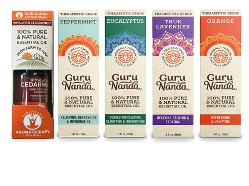 Gurunanda essential oils set - gurunanda,