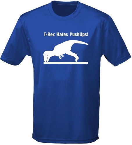 Rex hates pushups dinosaur - t-rex,