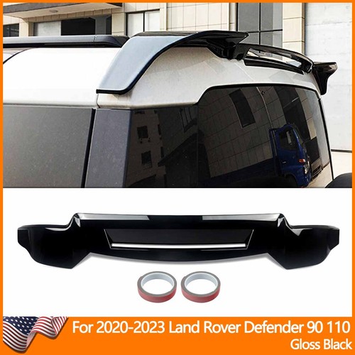 Gloss black rear roof spoiler - gloss,