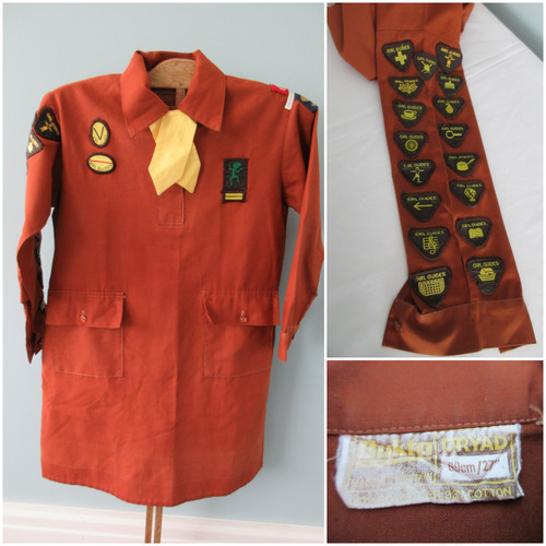 Vintage brownies uniform dress - brownies,