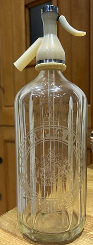 Schweppes glass soda - soda, siphon