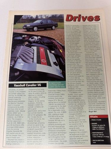 Original 1993 vauxhall - original,