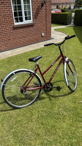 Raleigh city bike red 700c - city,