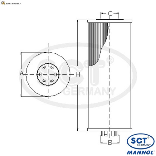 Oil filter 4742 for - filter, p