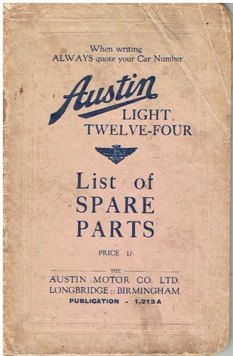 Austin light twelve - light, twelve-four