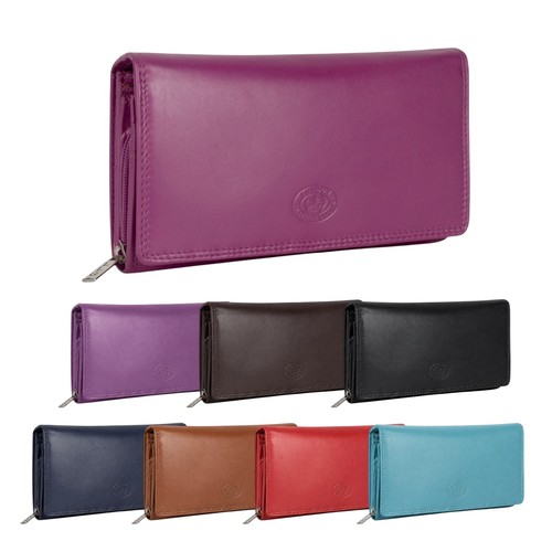 Womens leather purse - womens, large