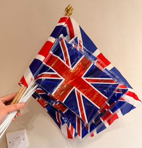 Union jack flags bundle large - flags,