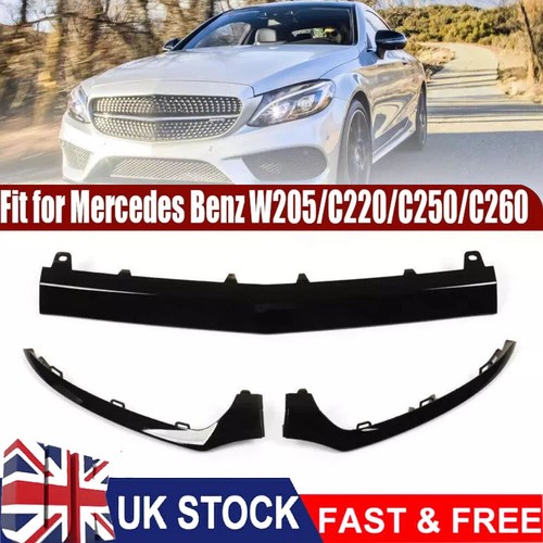 3pcs front bumper lower black - 3pcs,