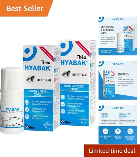 Hydrating eye drops for - for, dry