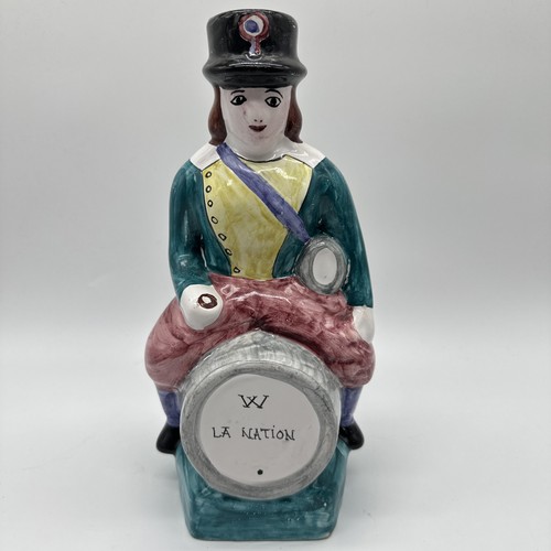French majolica jacquot toby - majolica,