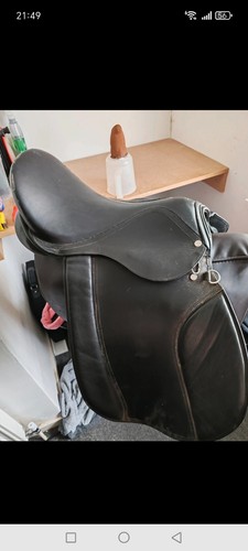 Used pony leather saddle