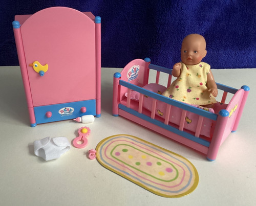 Vintage baby born mini - baby, world