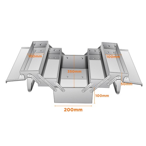 Stainless steel folding tool - stainless,