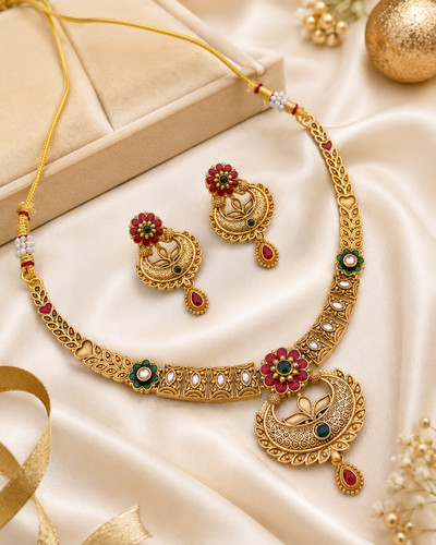 Designer indian necklace - indian,