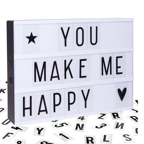 Light letters box - light,