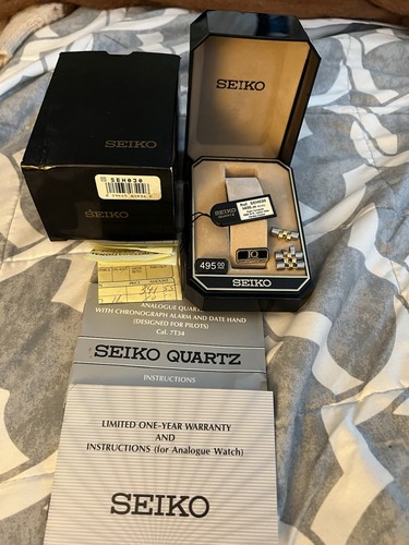 Seiko flightmaster box only - seiko,