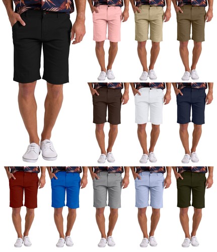 Mens stretch chino shorts - stretch,