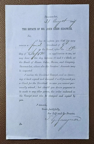 1896 estate john keen - 1896,