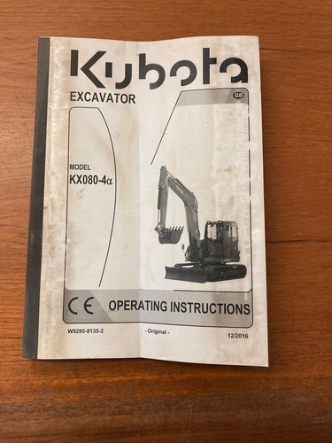 Kubota kx080 parts - kx080-4a,