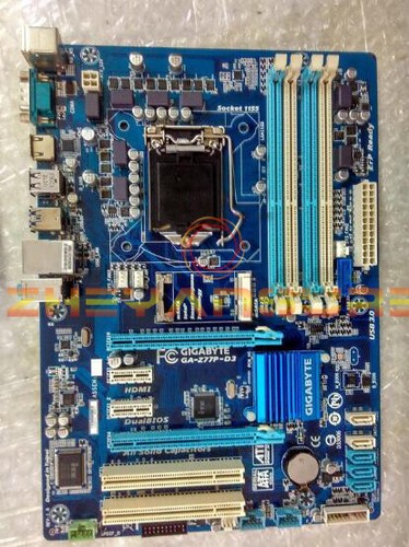 1pcs used gigabyte z77p d3 - used,